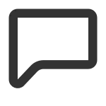 Message Empty Square SVG Icon